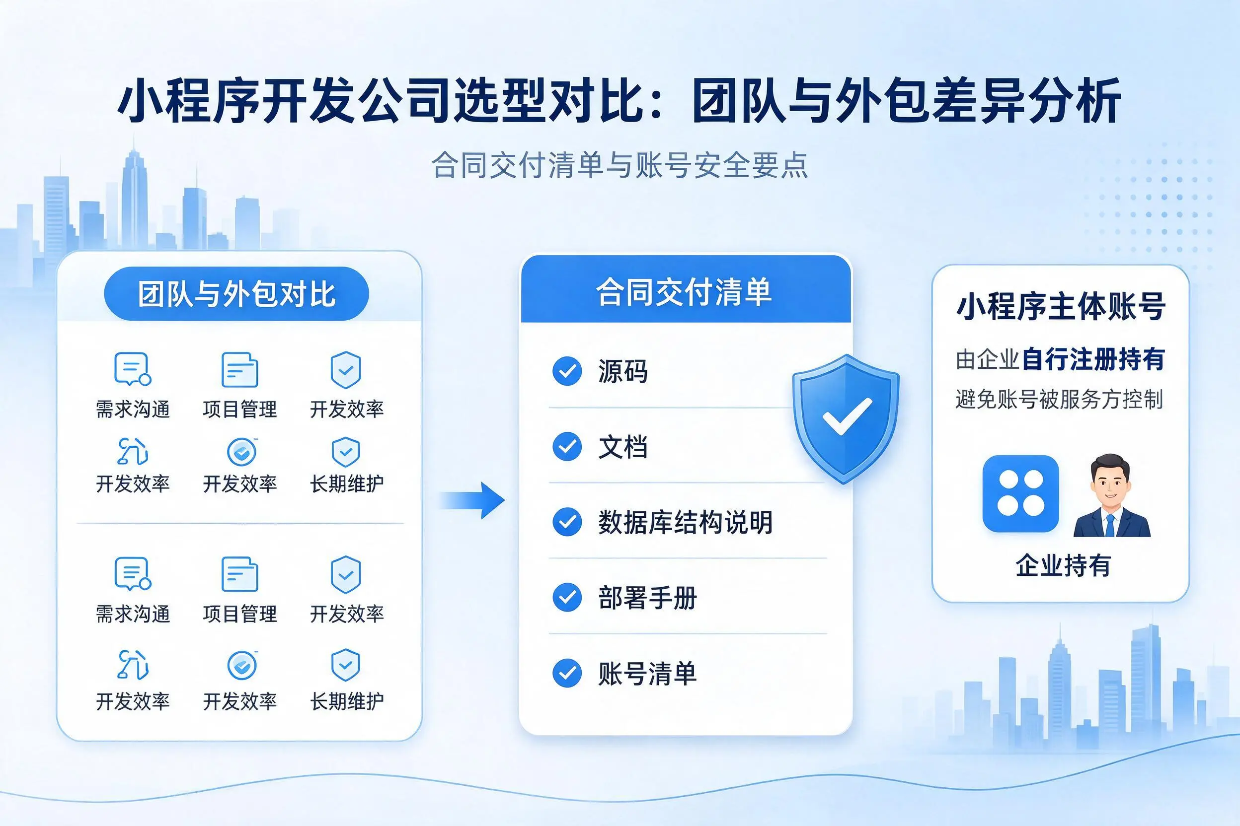 许昌小程序开发公司选型对比：团队与外包差异分析