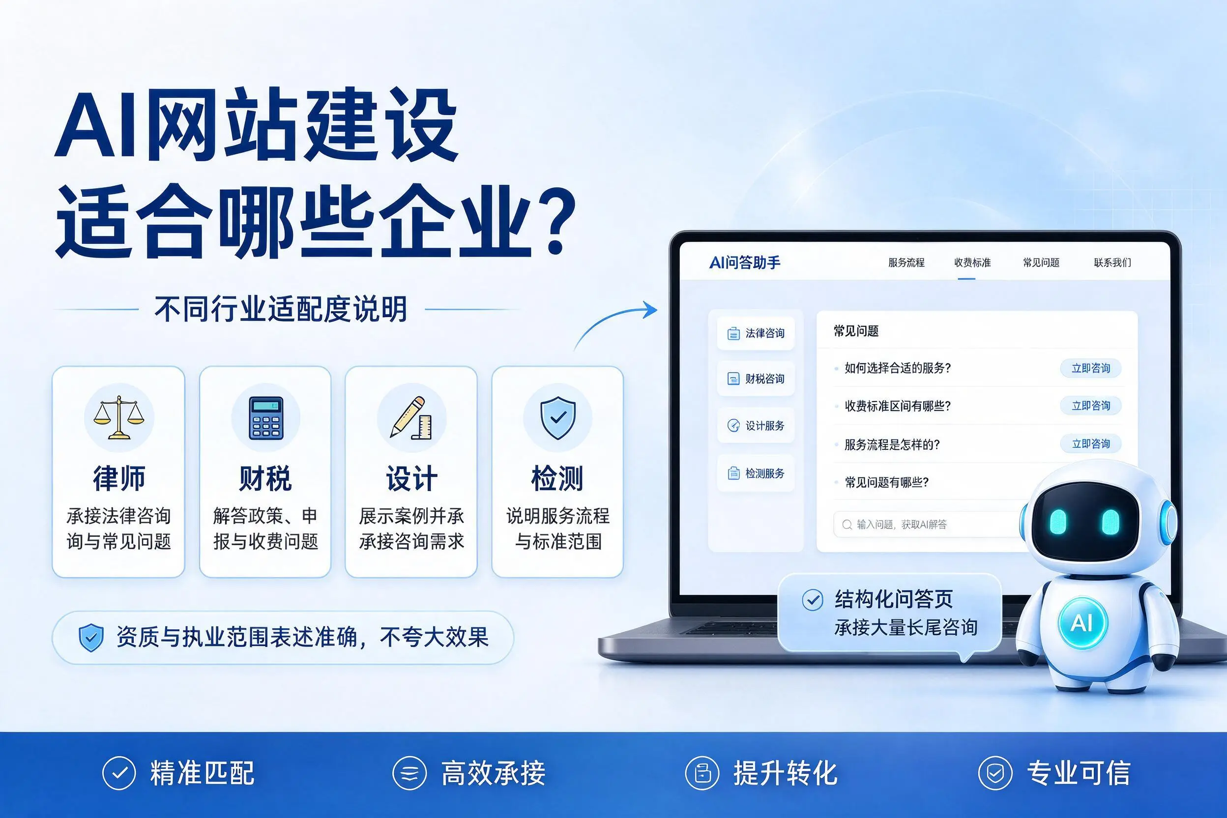 AI网站建设适合哪些企业？许昌不同行业适配度说明